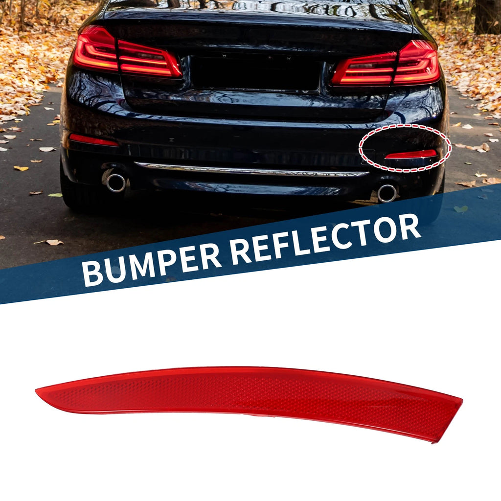 Bumper Reflector Rear Right Replacement for BMW 535i GT (2014–2017)