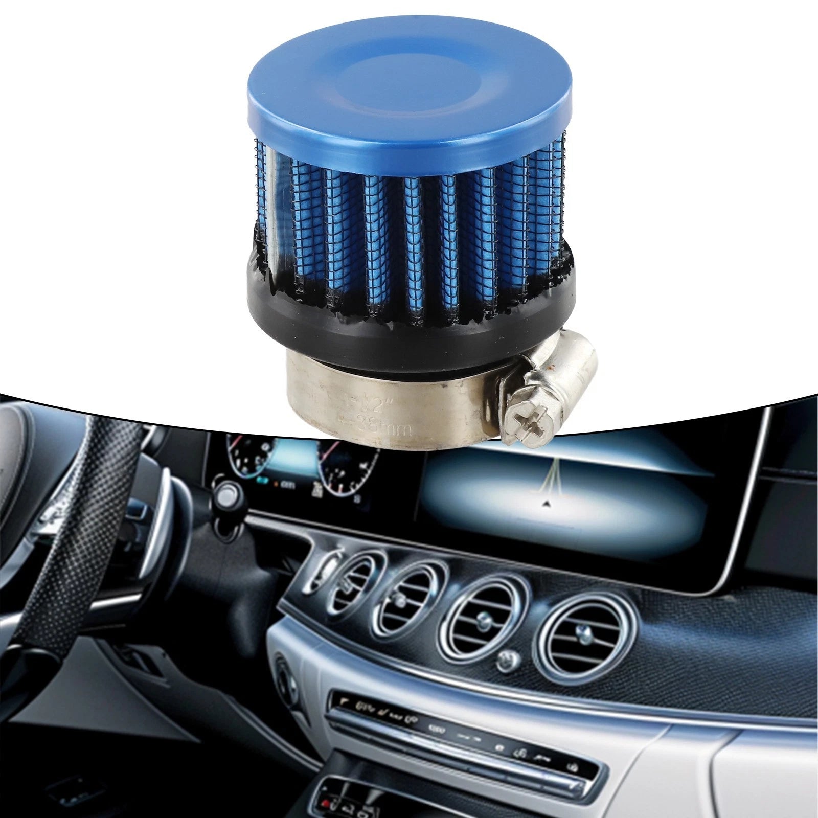 25mm Air Filter for Motorcycle Cold Air Intake (Universal)