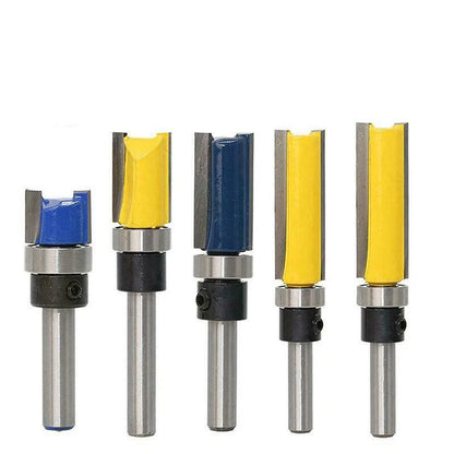 Flush Trim Router Bit for Woodworking (1/4" Shank)