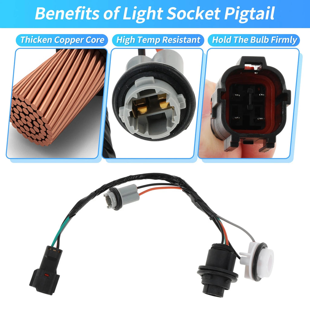 Tail Light Socket Wiring Harness for Hyundai Tucson (2016–2018) No. 92480-D3010