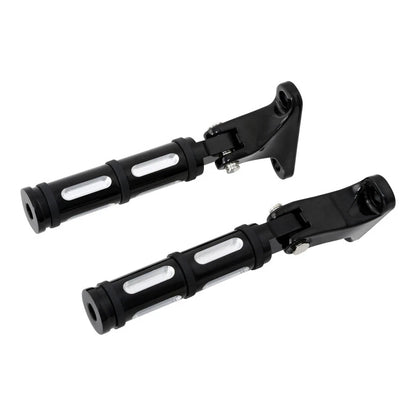 Black Passenger Footpeg for Harley Touring Street Electra Glide (1993–2025)