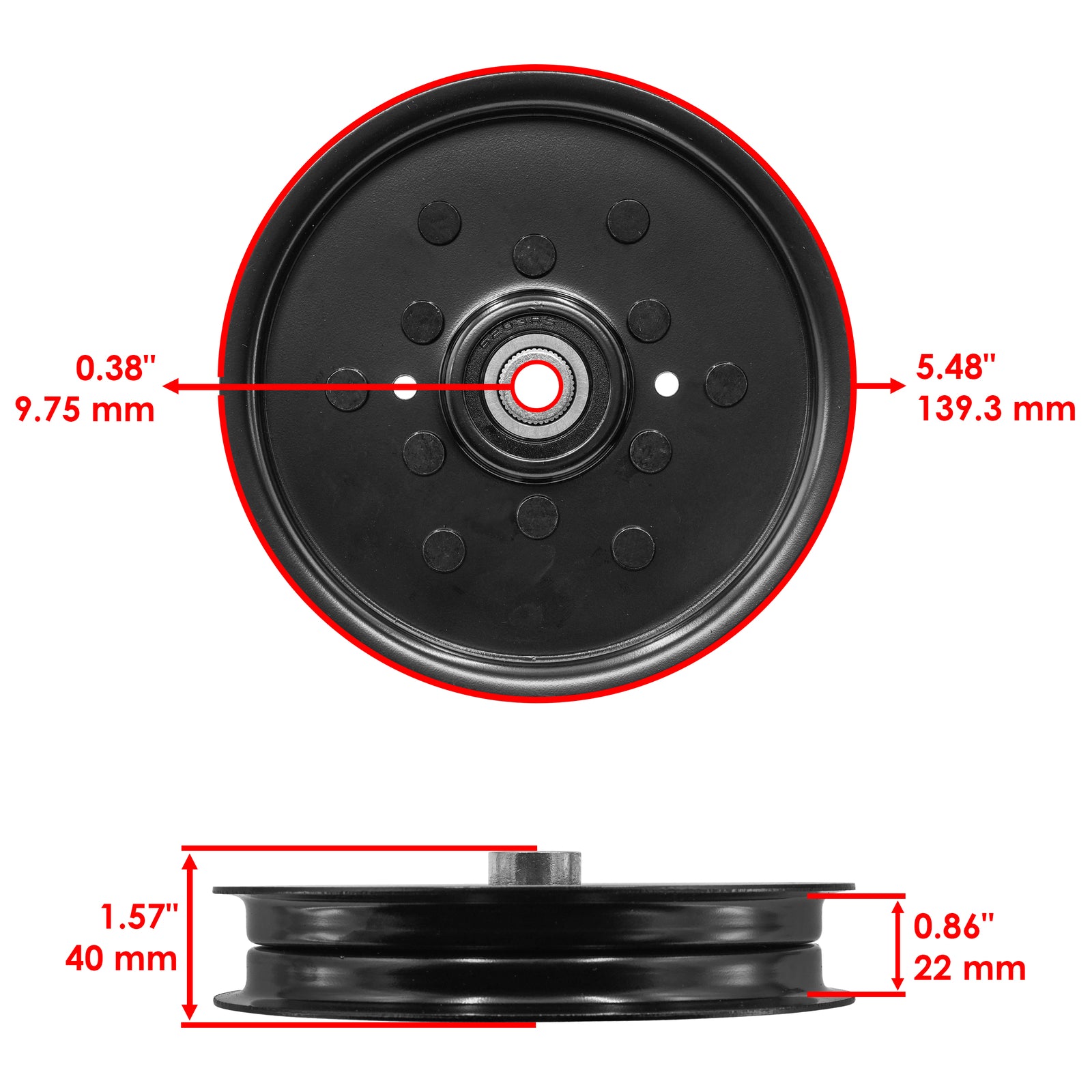 Deck Idler Pulley Replacement for Gravely ZT HD 60 Pro (2018–2023)