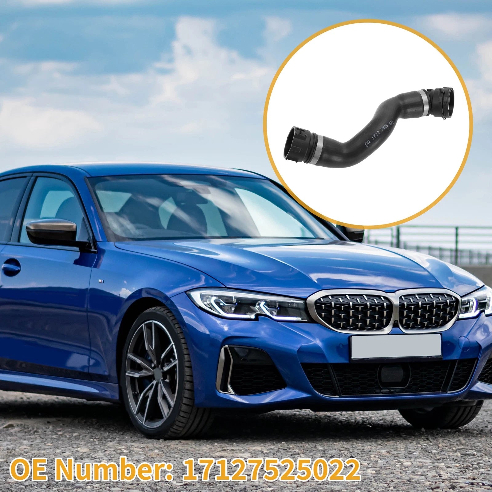 Thermostat Connection Water Hose for BMW 1 Series E81 E82 E87 (2004–2011)