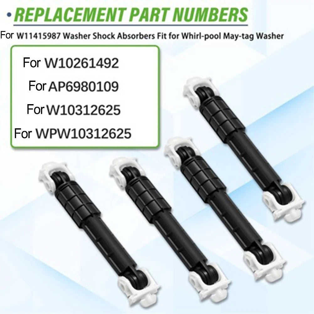 Set of 4 Shock Absorbers for Top Load Washer (2010–2023)