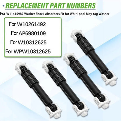 Set of 4 Shock Absorbers for Top Load Washer (2010–2023)