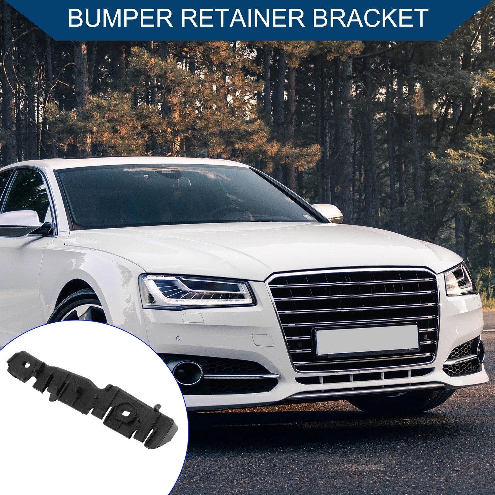 Right Front Bumper Support Bracket Replacement for Audi A3 8P (2005–2013)