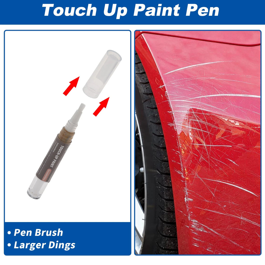 Touch Up Paint Pen Set for Steering Console (Beige Red)