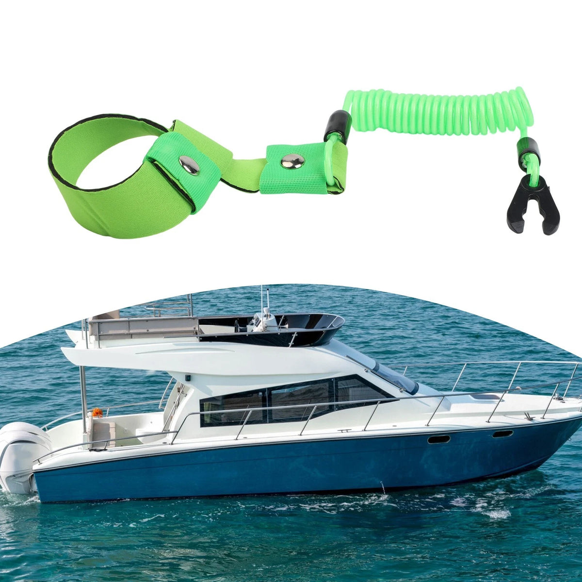 Water Safety Boat Switch Lanyard PU Cord for Regular Use