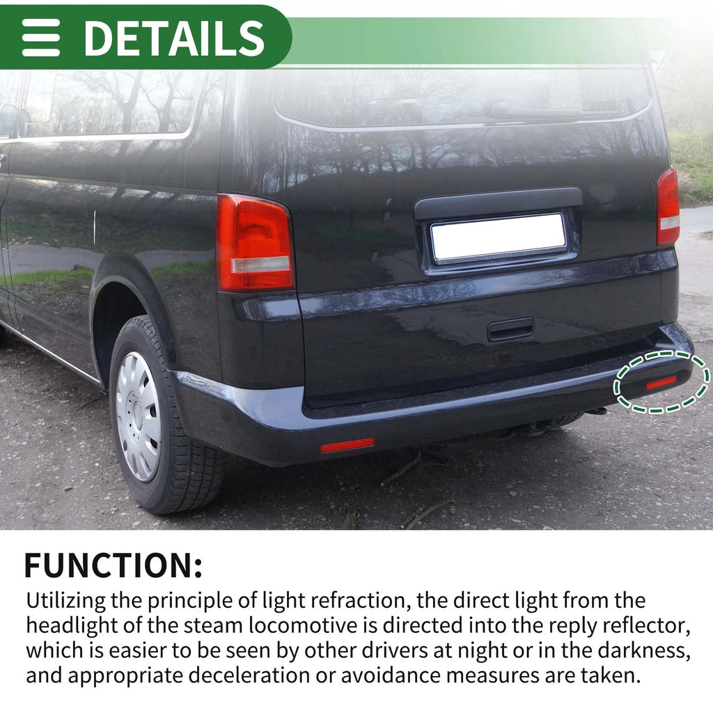 Bumper Reflector Replacement for Volkswagen Transporter T5 (2003–2015) Rear