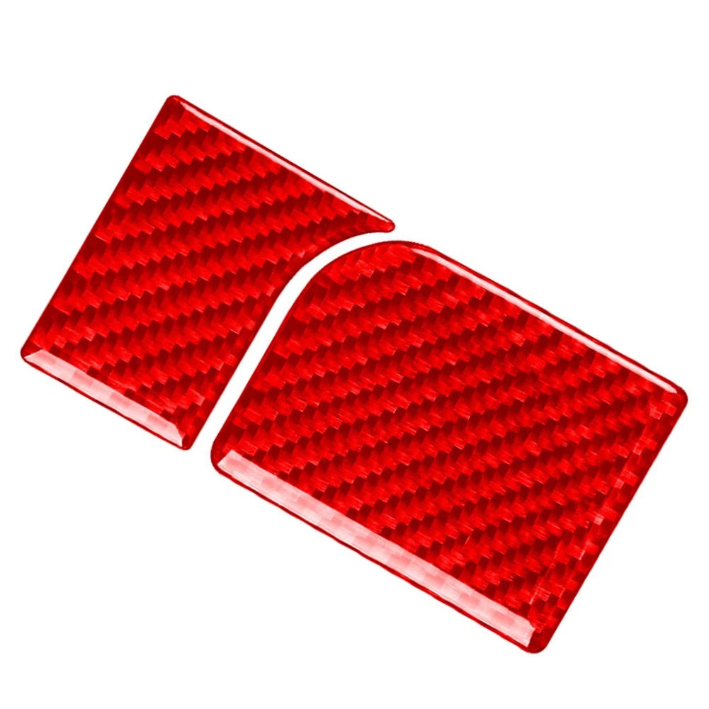 Carbon Fiber Red Steering Wheel Cover for Volkswagen Passat B5 (2001–2005)