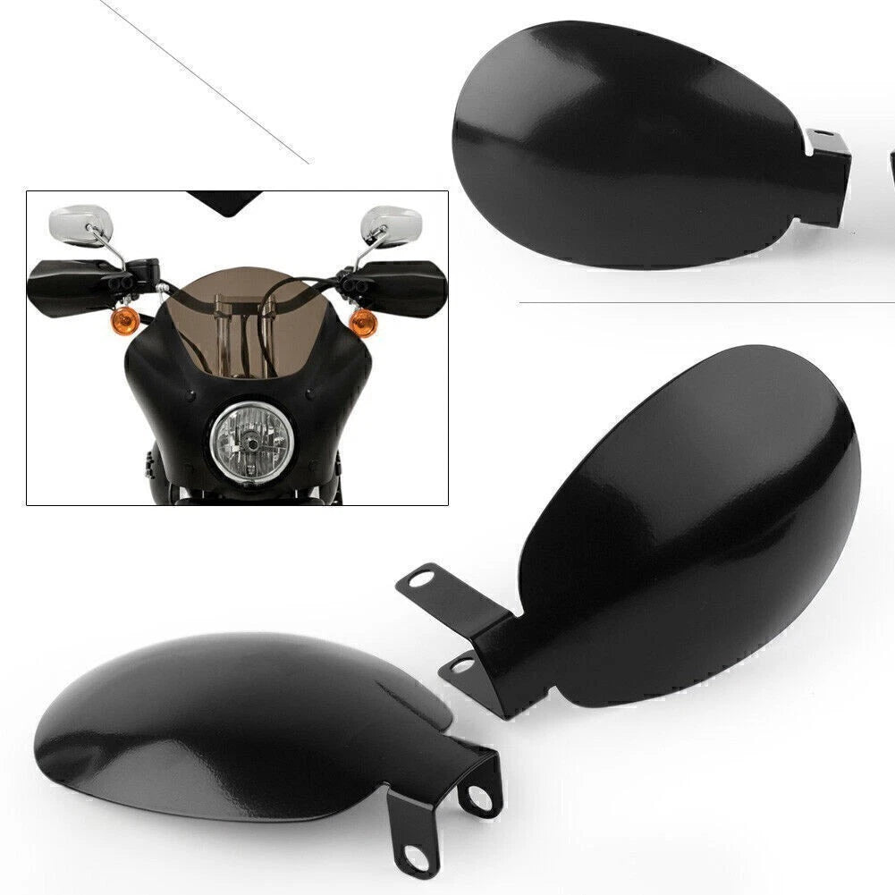 Coffin Cut Hand Guards for Harley Electra Road Glide Sportsters