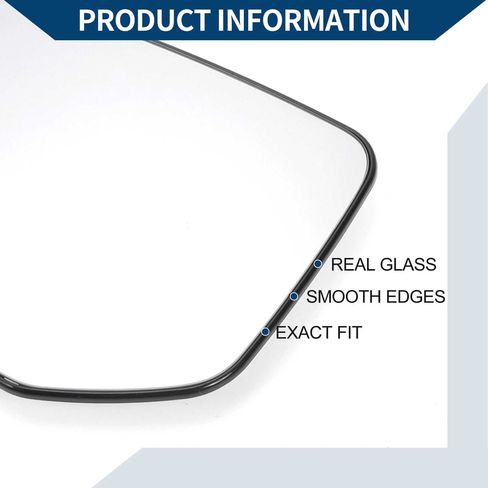 Heated Left Side Mirror Glass Replacement for Honda Civic Envix Crider (2022–)