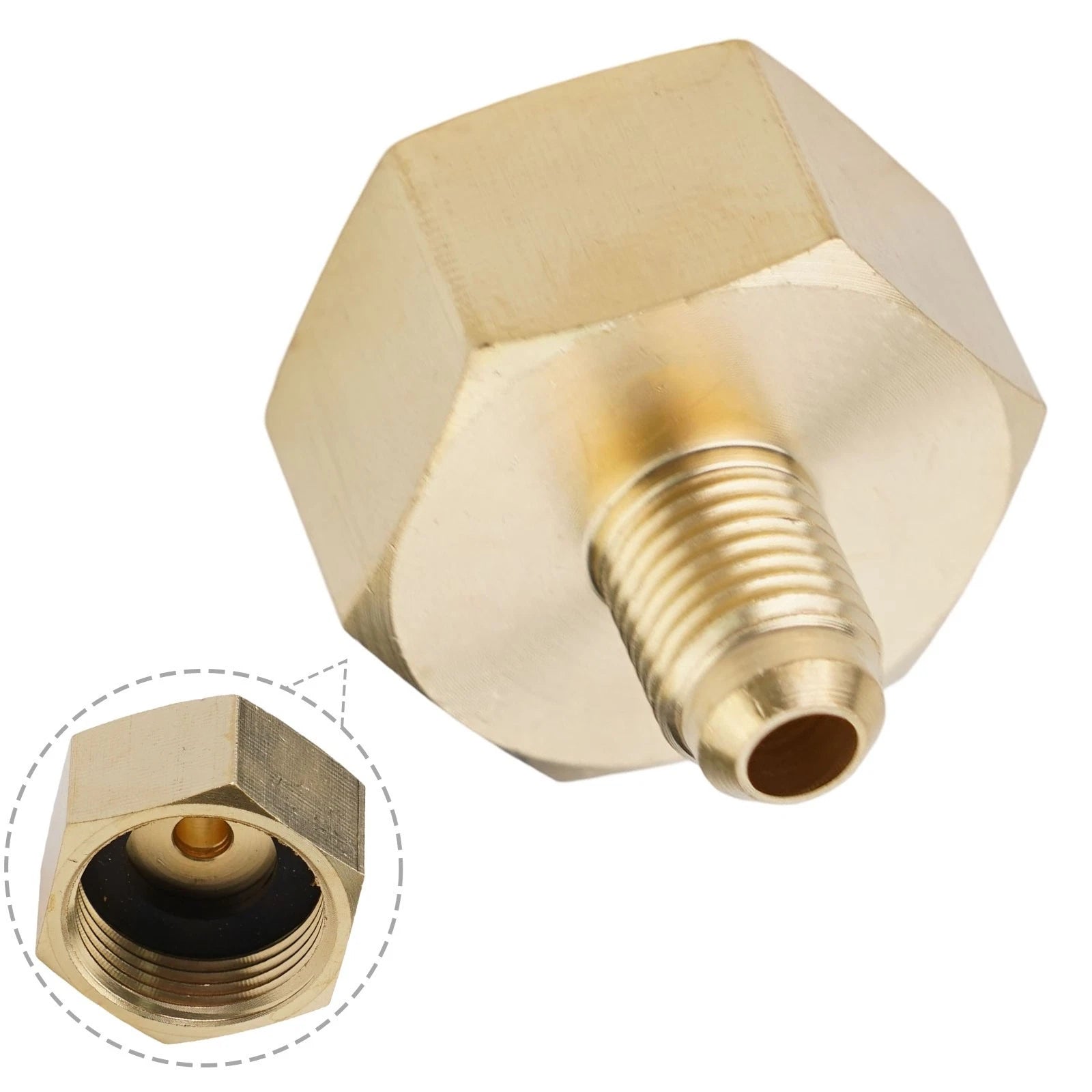 A/C Adapter Bottle for R134A - 14SAE G34