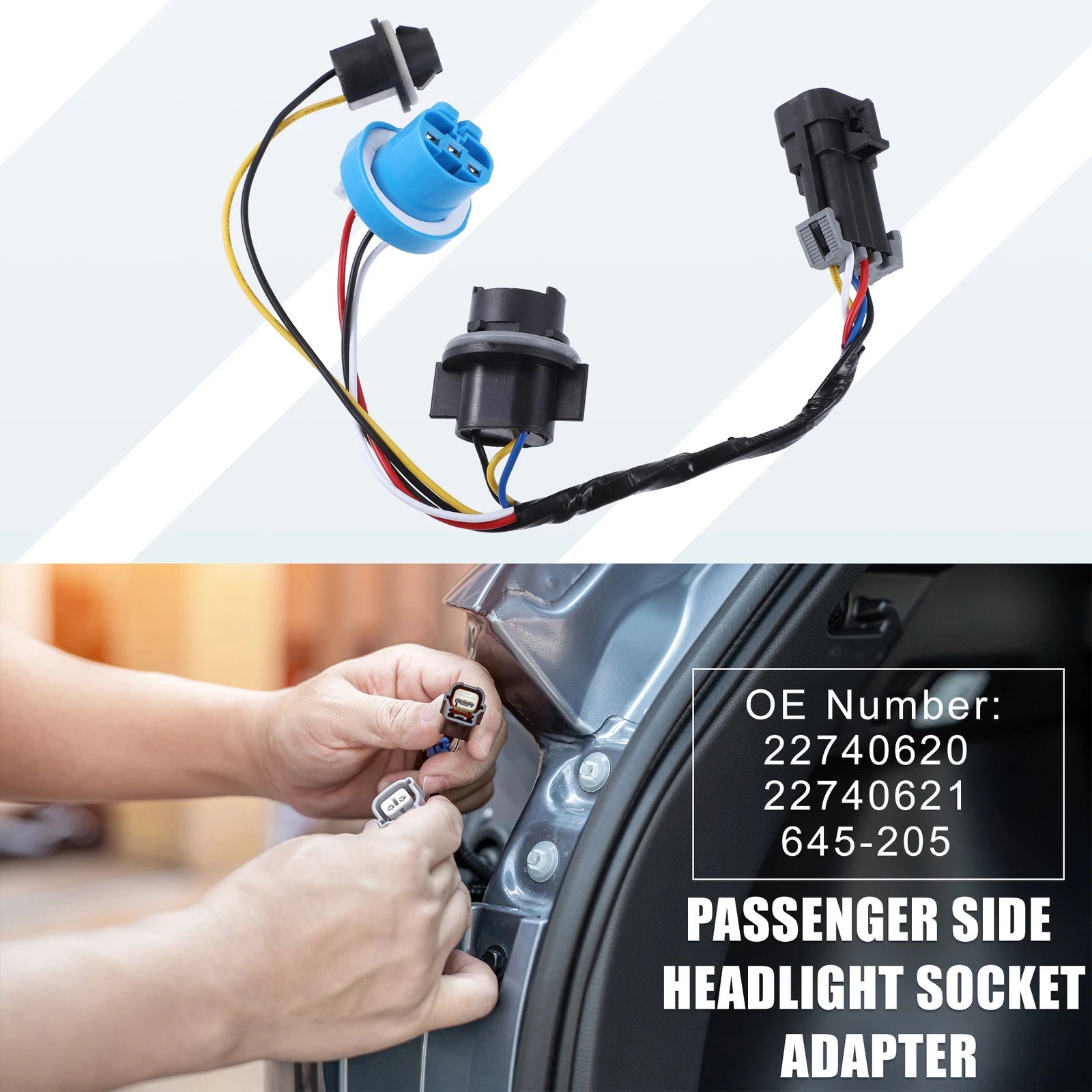 Headlight Socket Adapter 22740620 for Chevy Cobalt (2005–2009)
