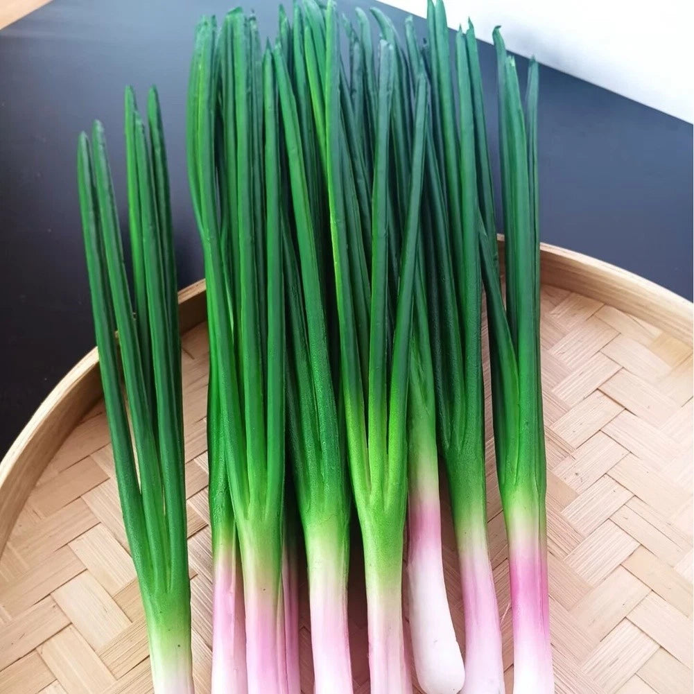 Set of 3 PU Green Onion Models for Teaching and Display