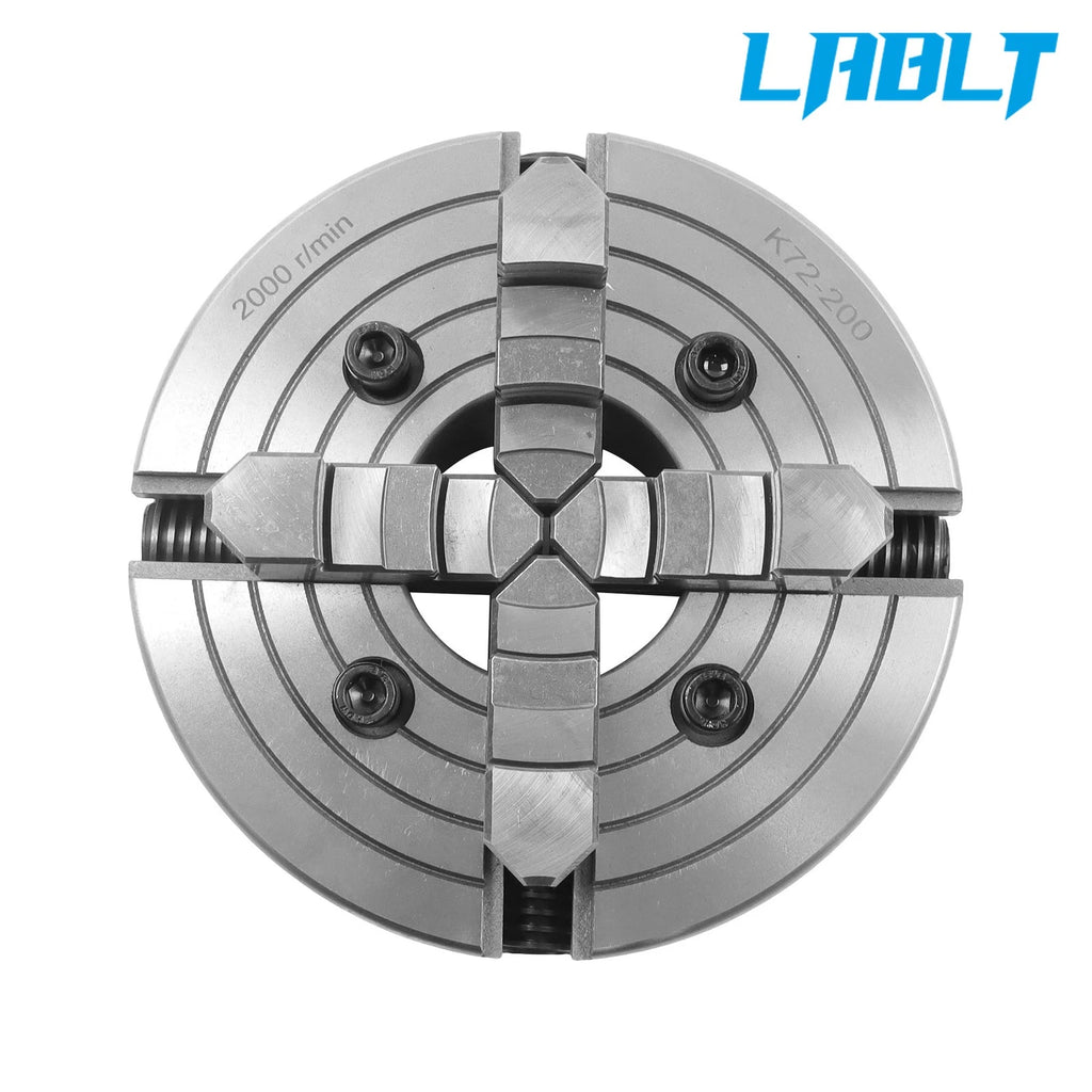 8" 4 Jaw Self Centering Lathe Chuck for LABLT K72-200