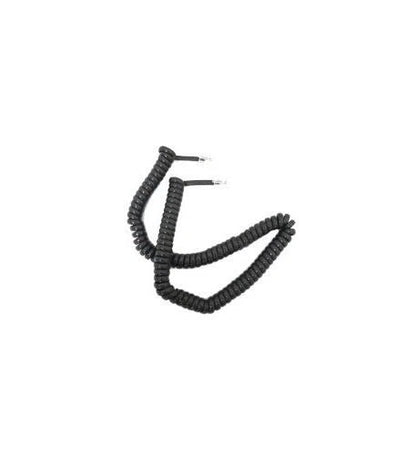 12' Black Handset Cord for Cablesys Gcha444012-fbk