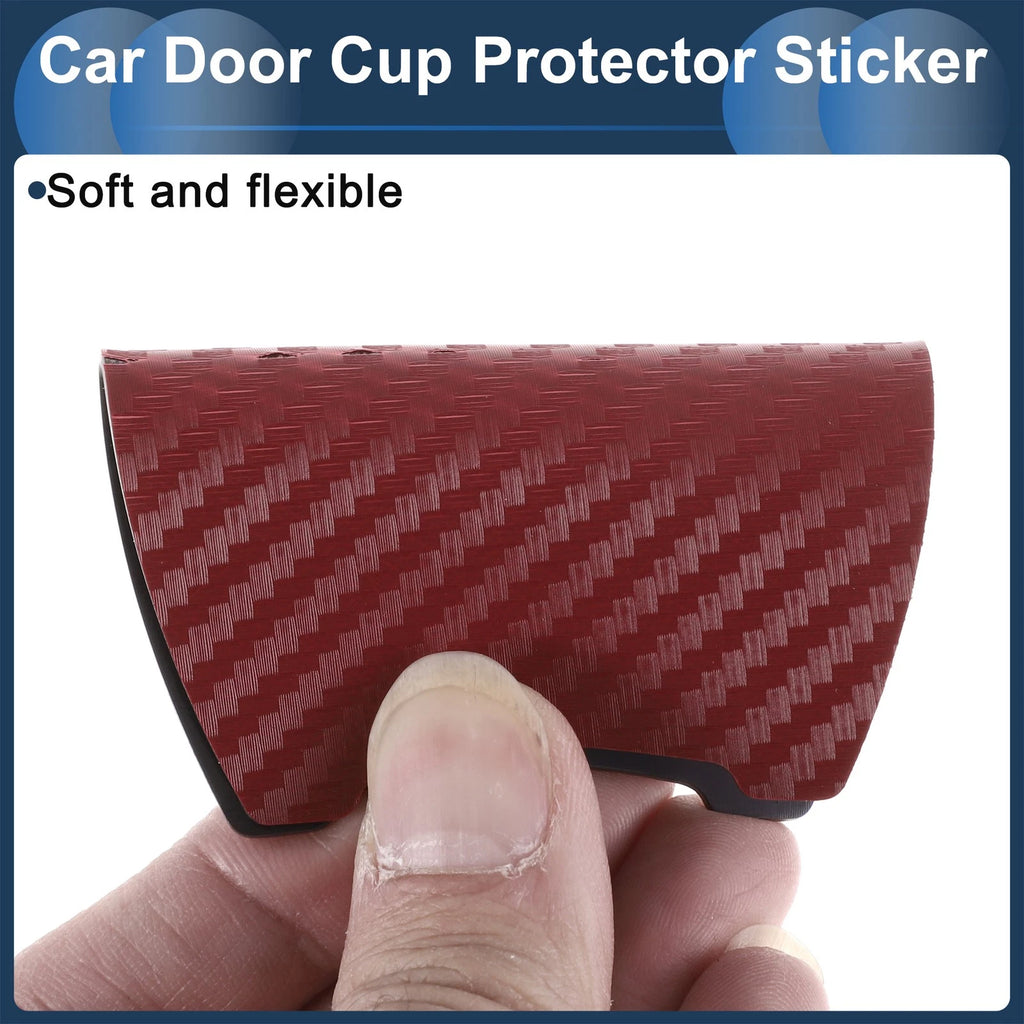 3D Car Door Handle Scratch Protector for Universal Vehicles (68x85mm)
