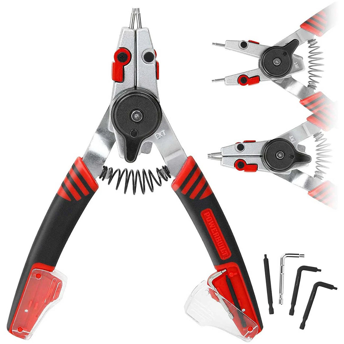 Powerbuilt Combination Switch Snap Ring Pliers 941336