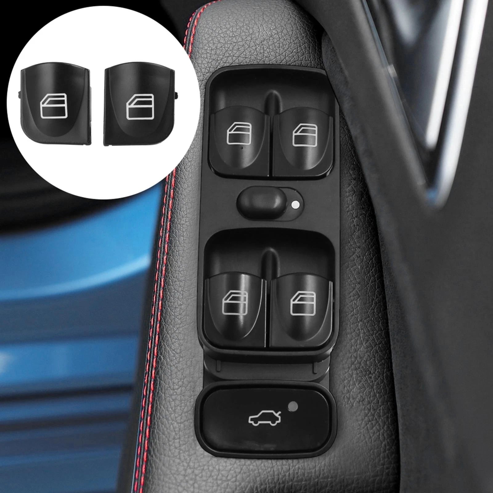 Car Master Control Window Button Switch Cap for Mercedes Benz (2008–2015)