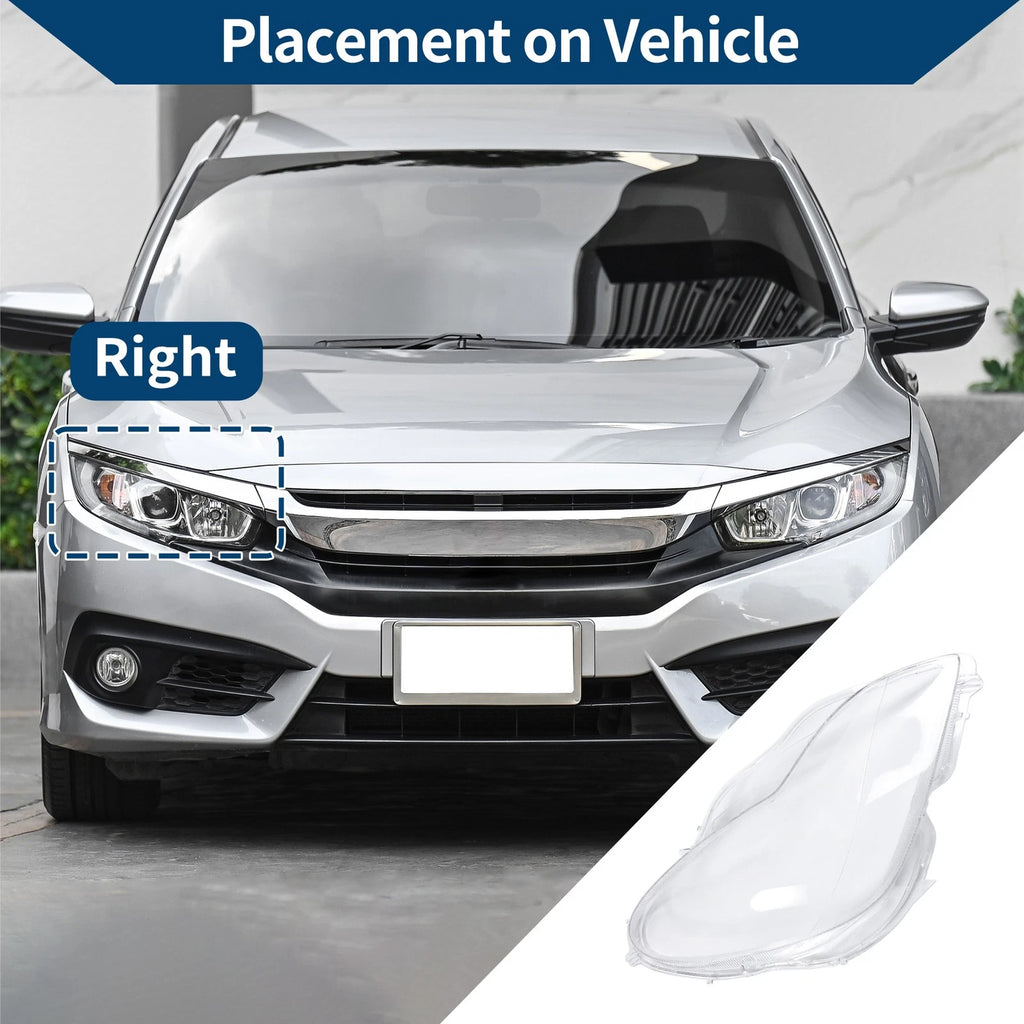 Front Right Headlight Lens Cover Replacement for Mercedes-Benz W219 (2005–2011)