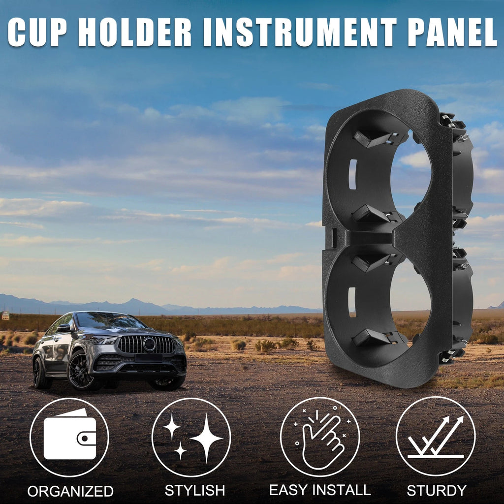 Cup Holder Front for Mercedes Benz G Class W463 Practical Black (2018–2019)