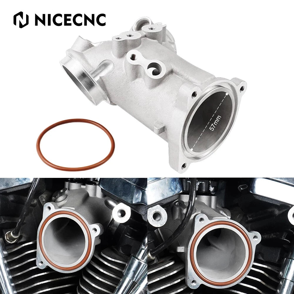 High Flow Intake Manifold for Harley Electra/Street (M8, 55mm)