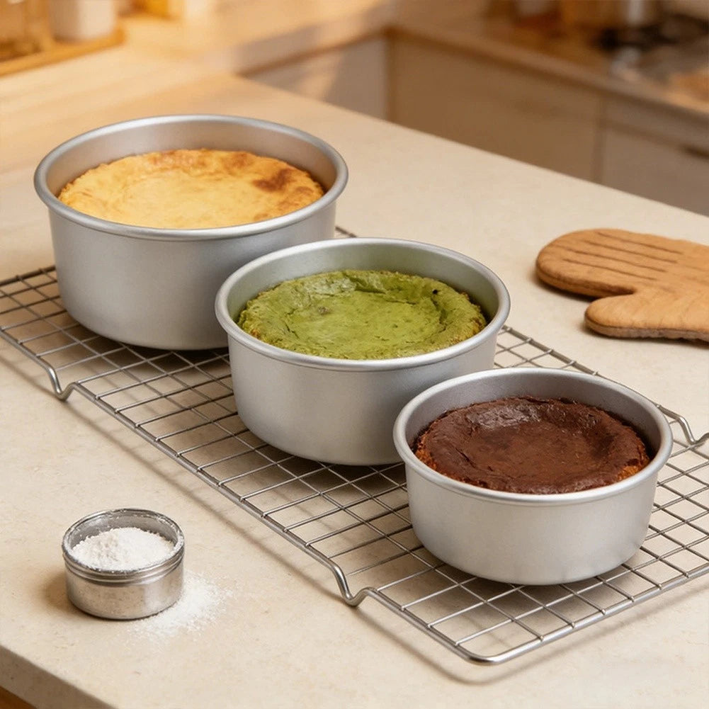 Chiffon Cake Pan for Anodized Aluminum Alloy Round Shape Removable Bottom