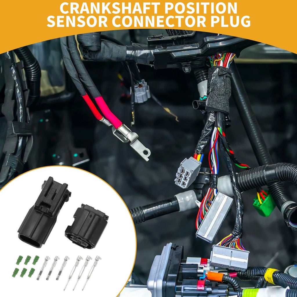 3 Pin Crankshaft Position Sensor Connector Plug for Toyota