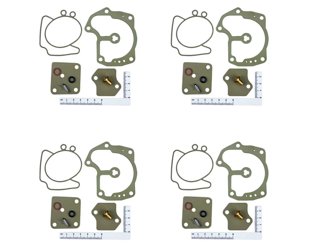 4X Carburetor Repair Kit for Johnson Evinrude (439078, 439079, 18-7248)