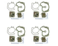4X Carburetor Repair Kit for Johnson Evinrude (439078, 439079, 18-7248)