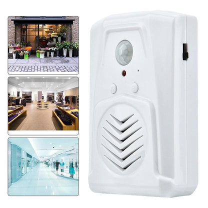 USB Powered Motion Sensor Alarm with MP3 Audio and Adjustable Volume Levels