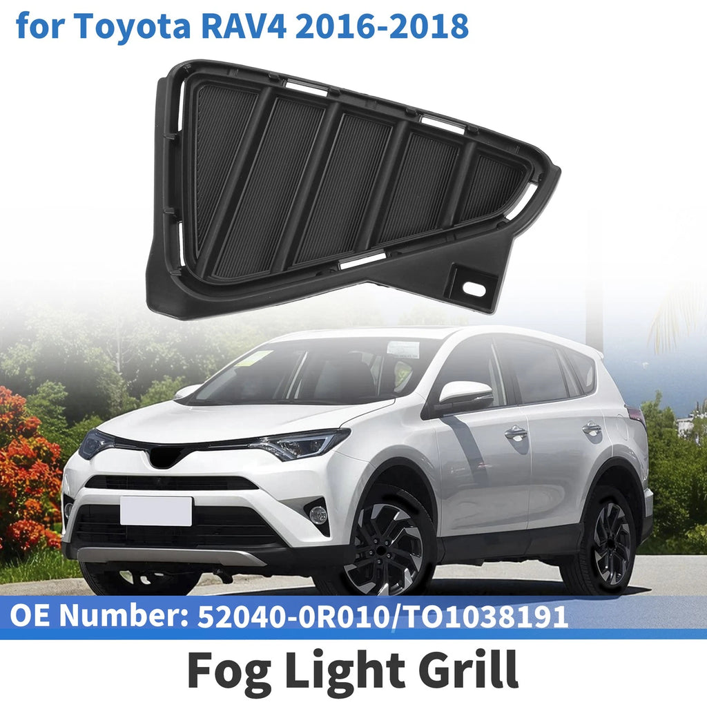 Front Left Bumper Fog Light Cover Replacement for Toyota RAV4 (2016–2018)
