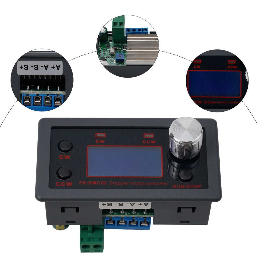 Operation Control Module for Stepper Motors LCD Display (Multiple Modes)
