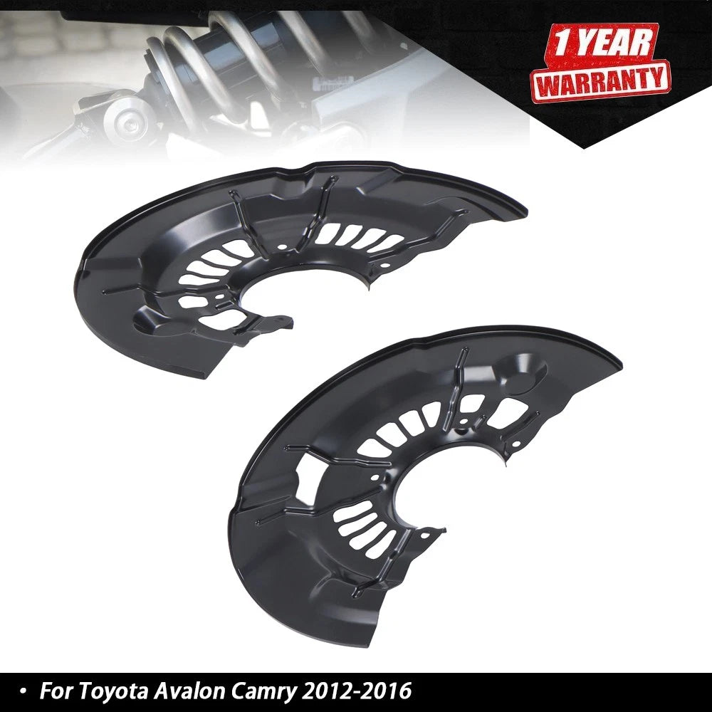 2X Front Brake Dust Shields for Toyota Avalon Camry (2012–2016) 4778106130