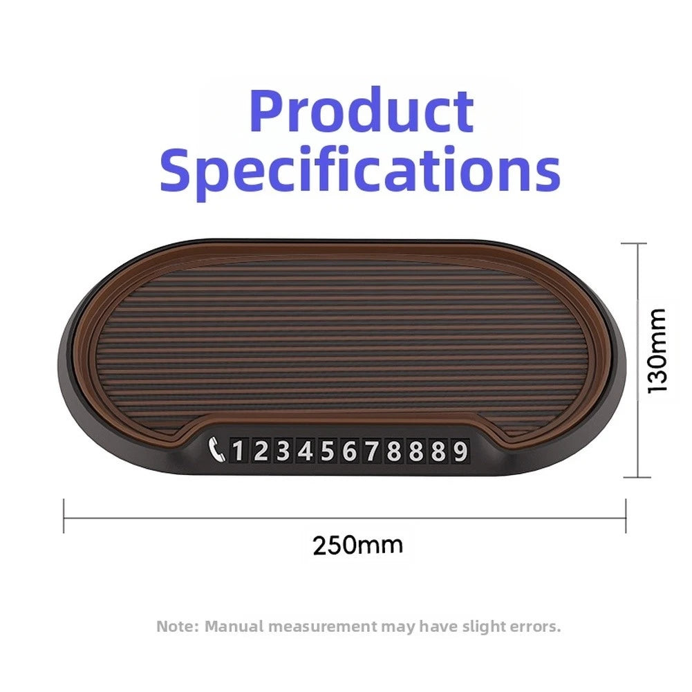 Non-Slip Phone Holder Mat for Car Dashboard - Washable, Heat Resistant