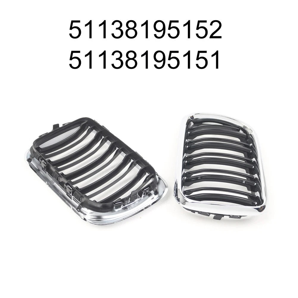 Front Bumper Kidney Grille Black ABS for BMW E36 1997-1999 51138195152