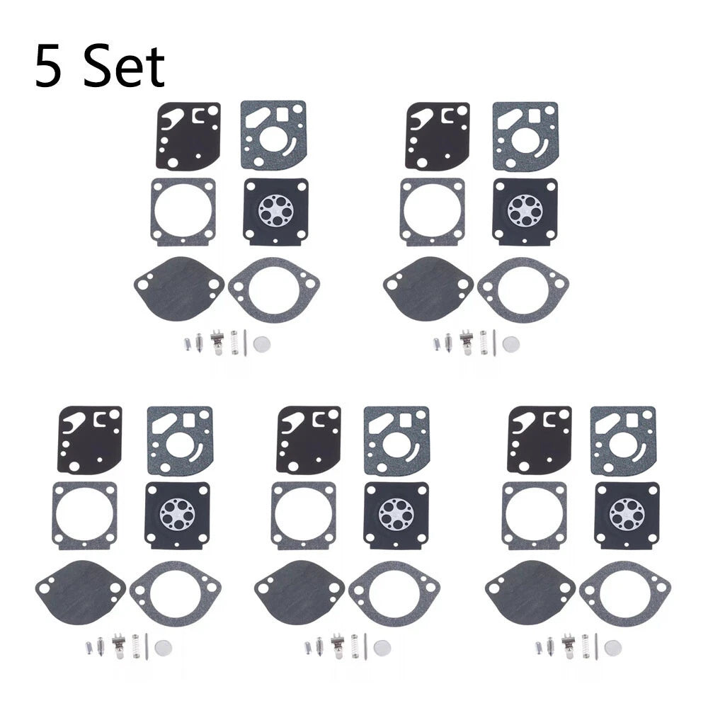 Set of 5 Carburetor Kits for Stihl FS87 FS91 FS100 FS110 HL90 Zama RB-97