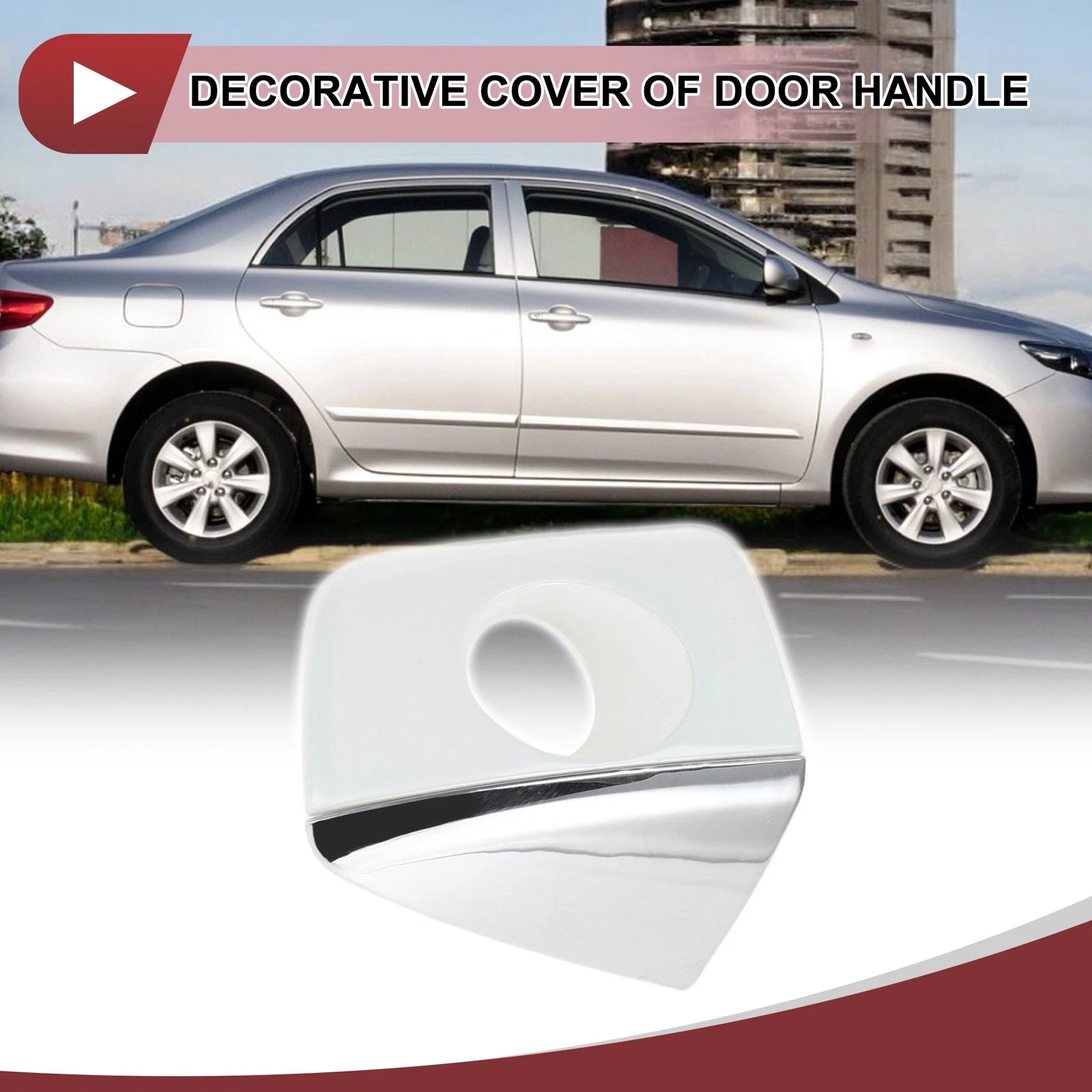Door Handle Front Left Replacement for Audi A6 C7 (2012–2018) ABS