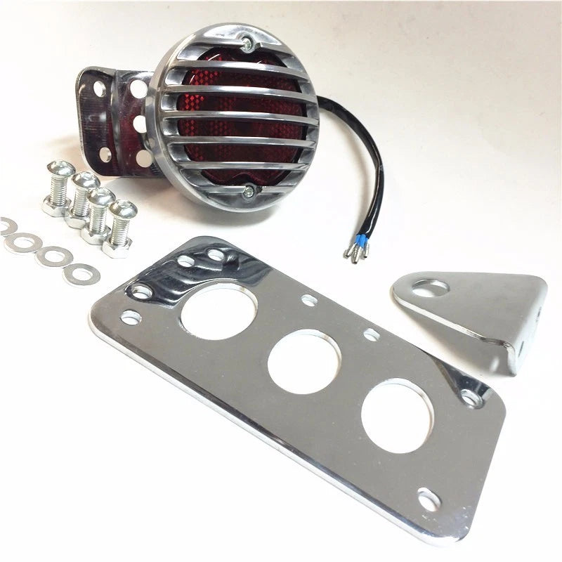 License Plate Holder Bracket for Harley Softail (Chrome)