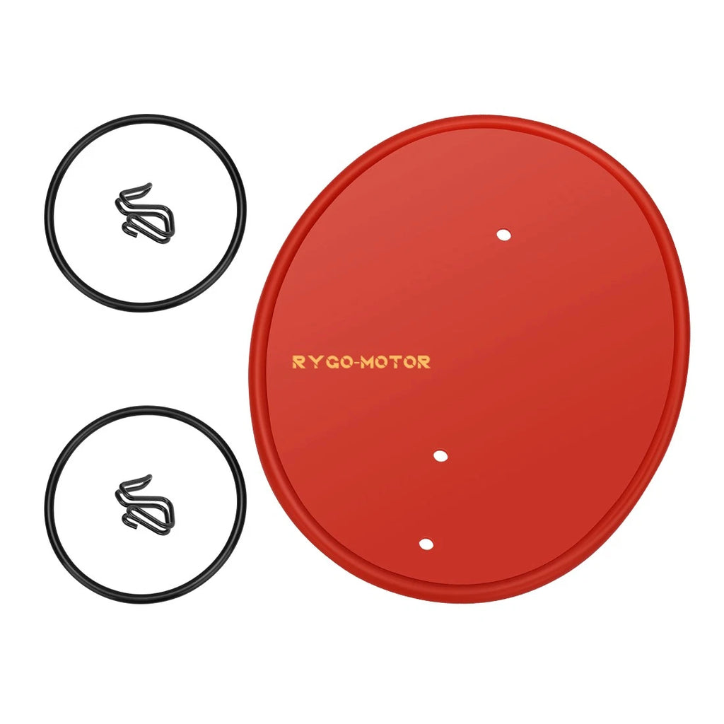 Front Red Number Plate & Clips Mount Kit for Honda Z50 Z50R (1979–1987)