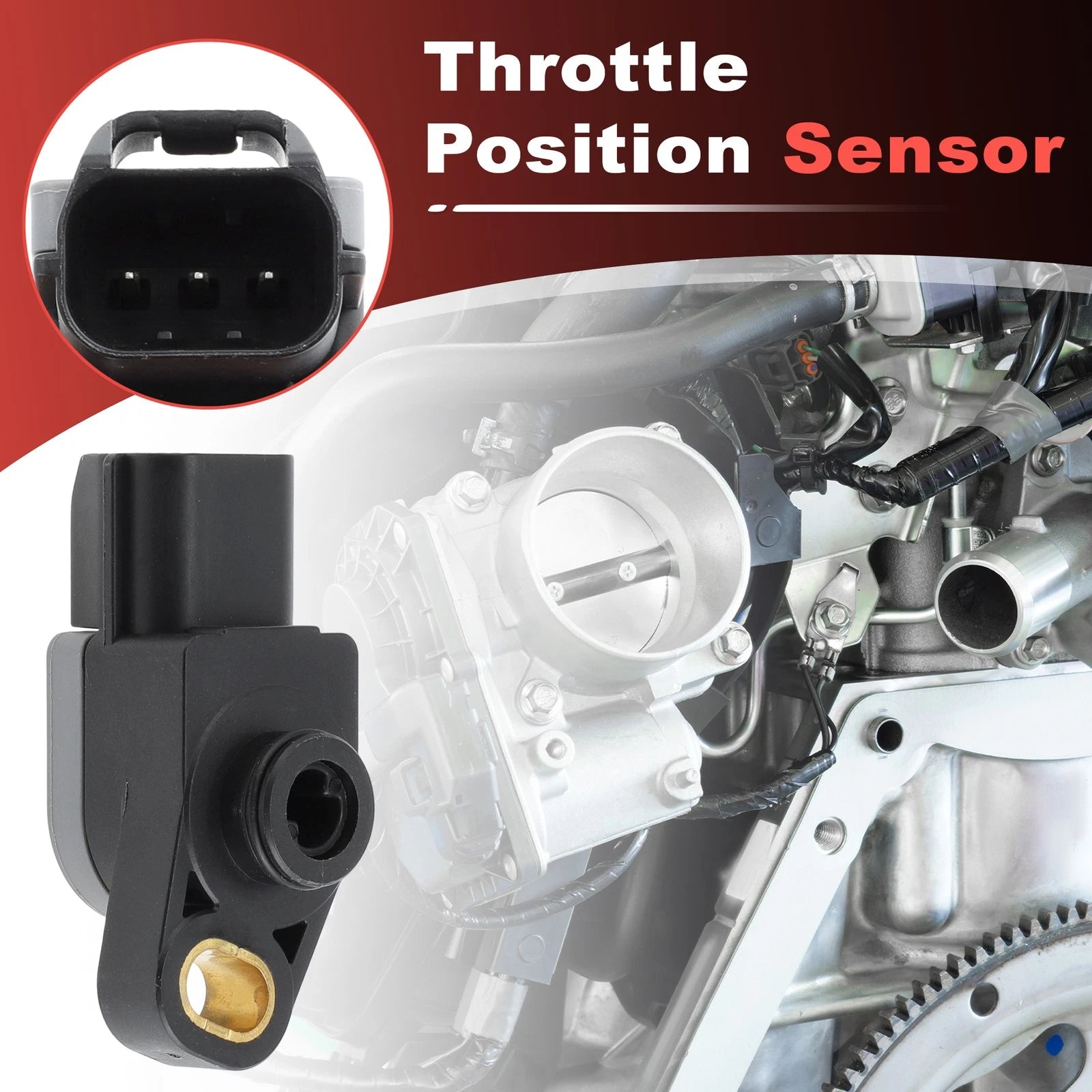 TPS Throttle Position Sensor for Suzuki Quadracer 450 LTR450 (2006–2011)