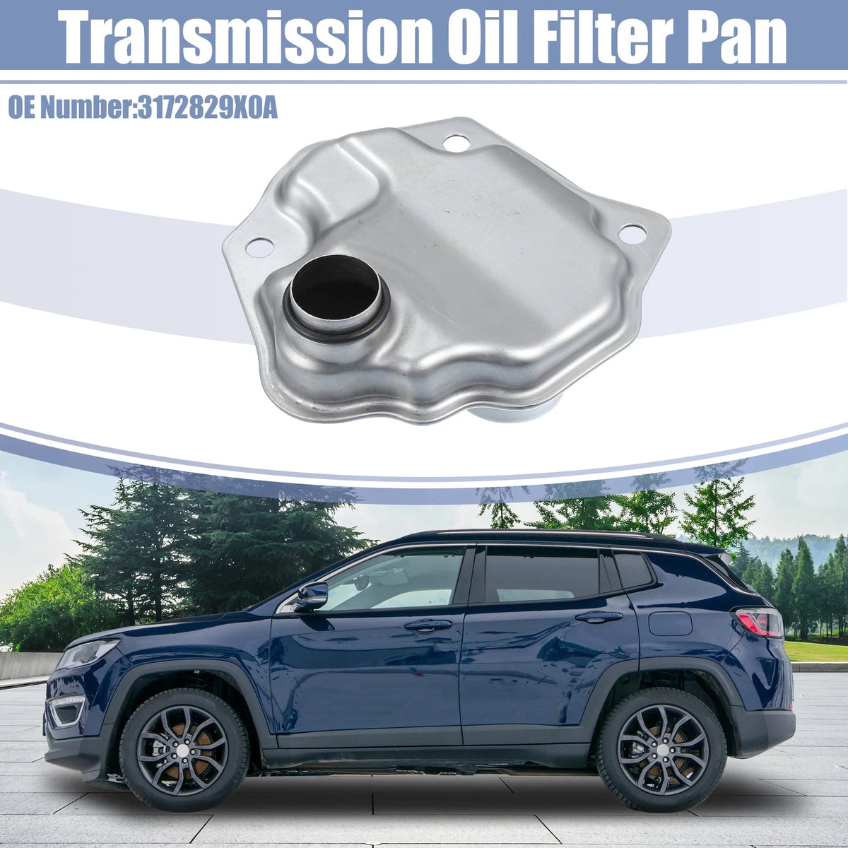 Transmission Filter Oil Pan for Nissan Altima (2013–2016) 3172829X0A