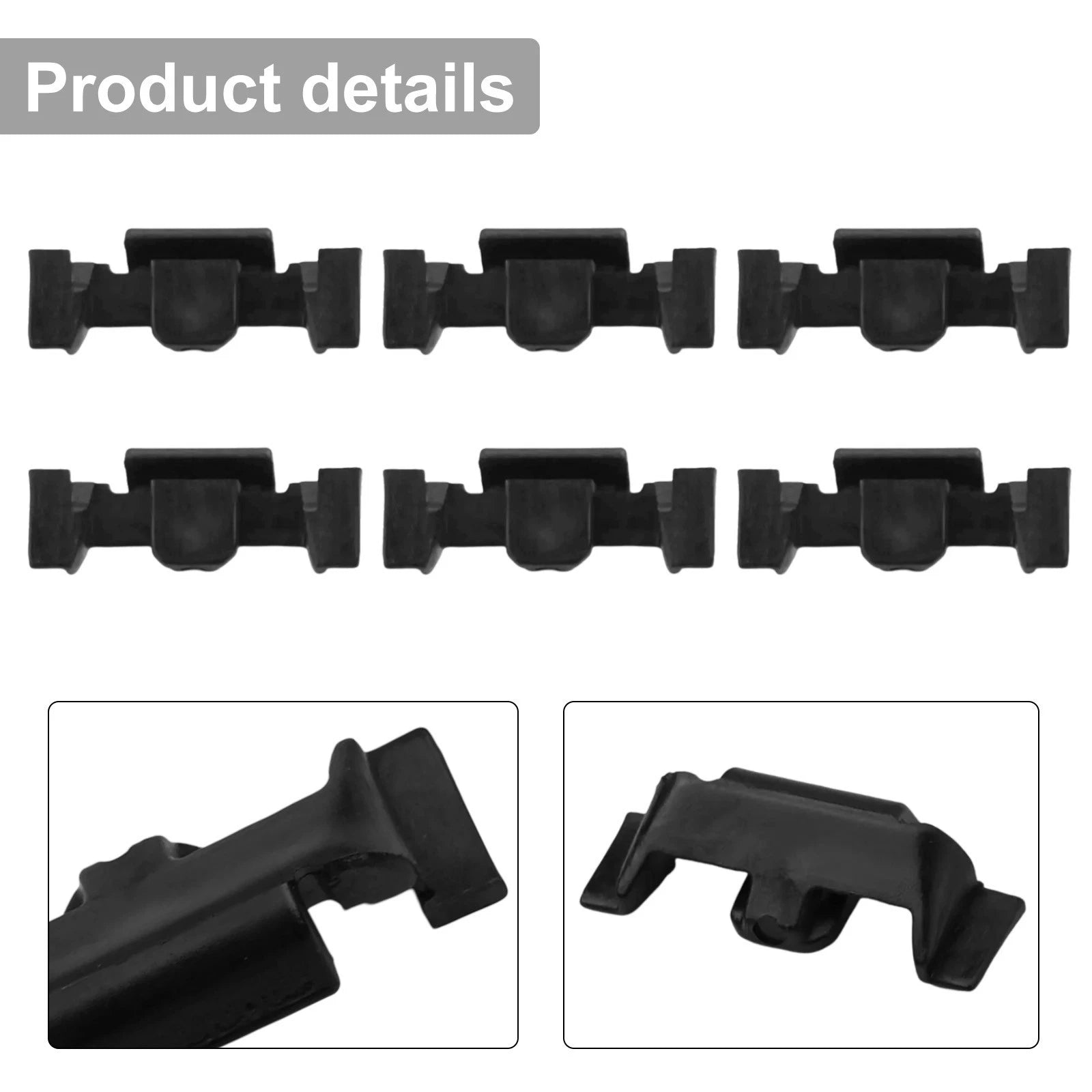 Set of 6 Headlight Trim Ring Clips for Mini Cooper (2002–2021)
