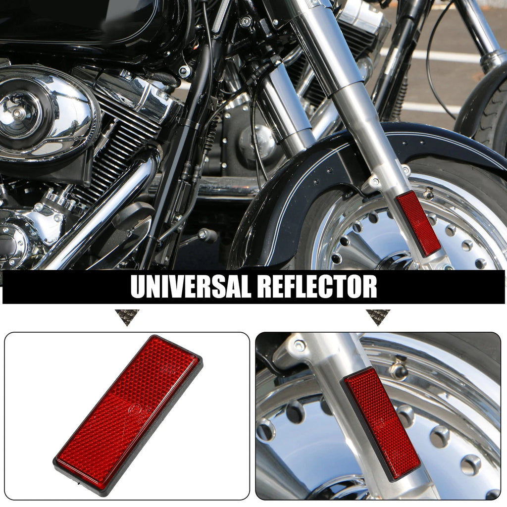 10 Pcs Reflective Spoke Covers Self Adhesive for Universal Motorcycle Bicycle