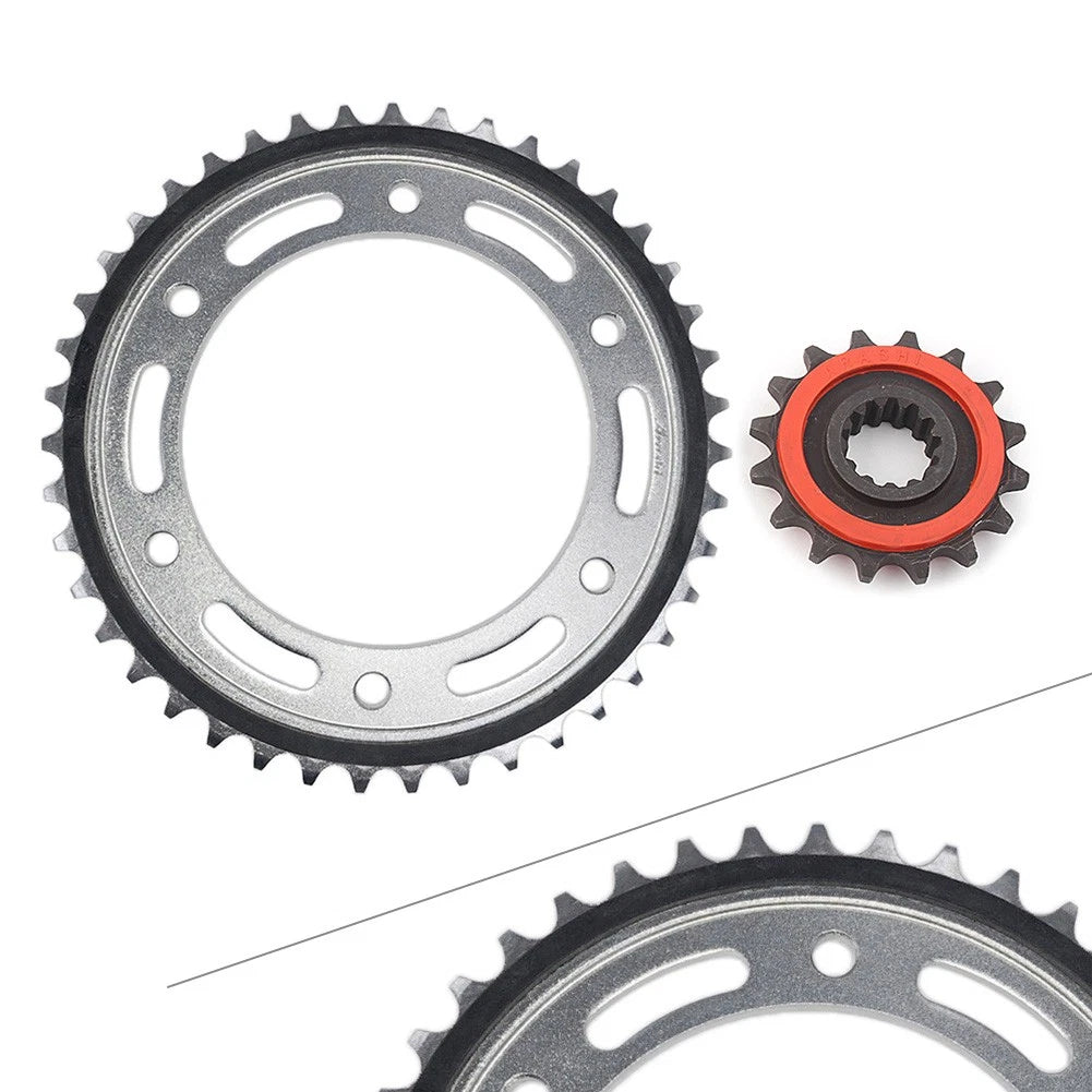 Rubber Cushioned Front & Rear Sprocket Set for Honda BR1000 (2017–2018) AF1370-16 43T