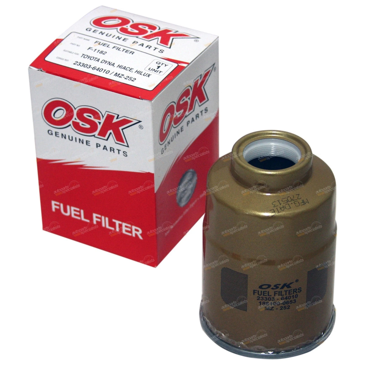 Diesel Fuel Filter for Landcruiser 1HZ 4.2 (1990–2008) alt Z252X