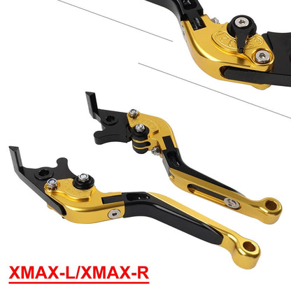CNC Folding Extendable Brake Clutch Levers for Yamaha XMAX125/250/300/400 (2015–2022)