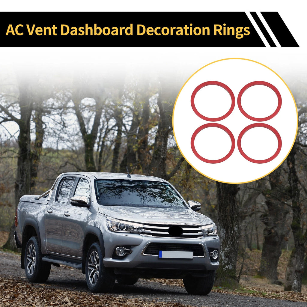 AC Vent Dashboard Decoration Rings Replacement for Toyota Tacoma (2016–2023)
