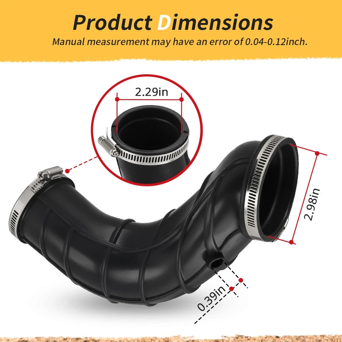 Air Box to Carburetor Intake Boot for Kawasaki KFX400 (2003–2006) 92191-S060